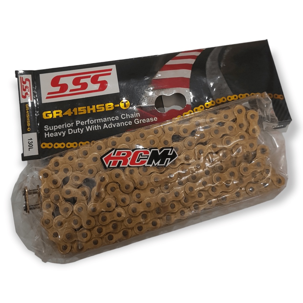 RANTAI RANTE CHAIN GOLD EMAS GR415HSBT 415X130L 415  X 130L 130 L PNP CB 150R CB150R 150 R MP MEGA P