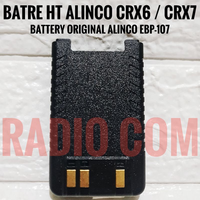 BATRE HT ALINCO DJ CRX7 CRX6 ORIGINAL BETERAI ORI HT ALINCO DJ-CRX7 DJ-CRX6 ORI LITHIUM EBP 107