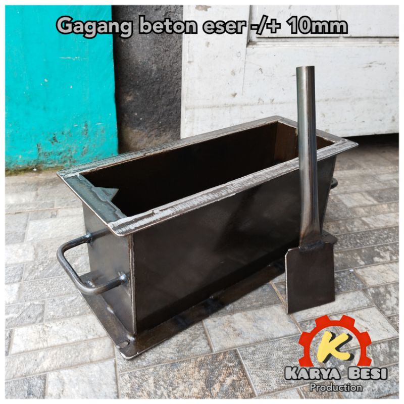 30x15x9cm.Cetakan batako paten//pegangan beton eser//tanpa baut