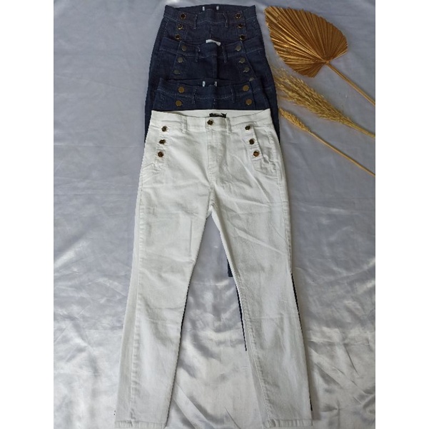 L*FT CELANA JEANS SKINNY WITH BUTTON WANITA-ORIGINAL