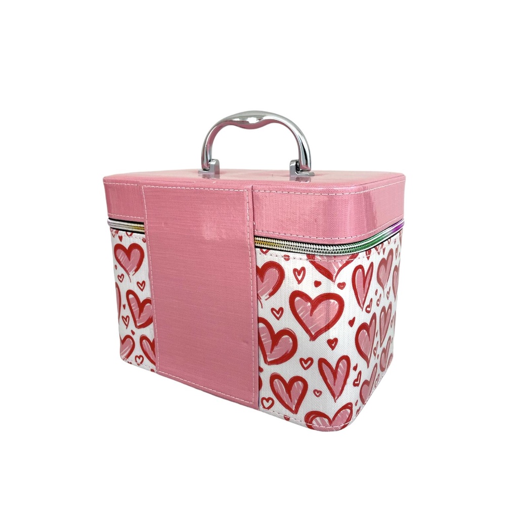 TTSHOPINDO Beauty Case Box Cosmetic Box Make Up Motif Love RANDOM Import LHXZ-042