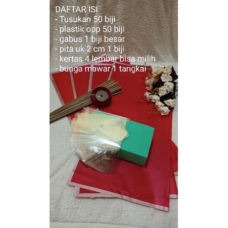 paket bahan buket murah baca diskripsi