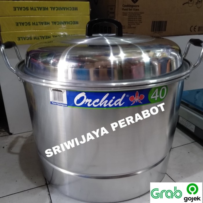 Terlaris Panci Dandang/ Panci Kukus/ Panci Serbaguna Orchid 40 Cm