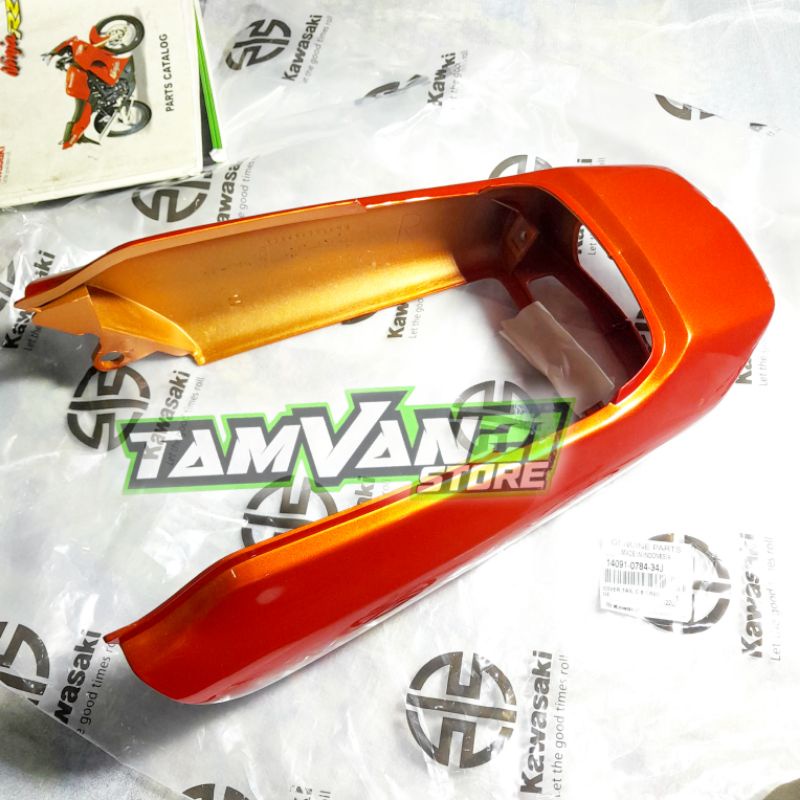 BODY BELAKANG NINJA R SS ORANGE ORIGINAL 14091-0784-34J