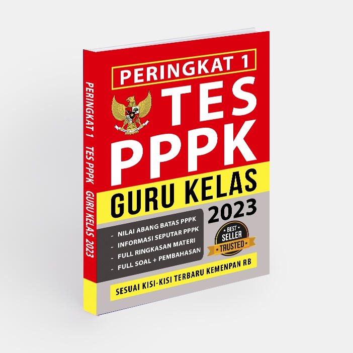 Buku PPPK GURU PGSD 2023 - Peringkat 1 PPPK GURU KELAS 2023/2024 - Buku Original Soal dan Pembahasan