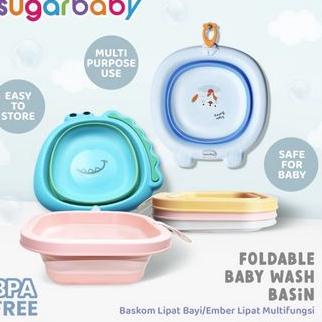 ➺ SugarBaby NEW Foldable Basin / Baskom Lipat / Ember Lipat Multifungsi Sugar Baby bak mandi baskom 