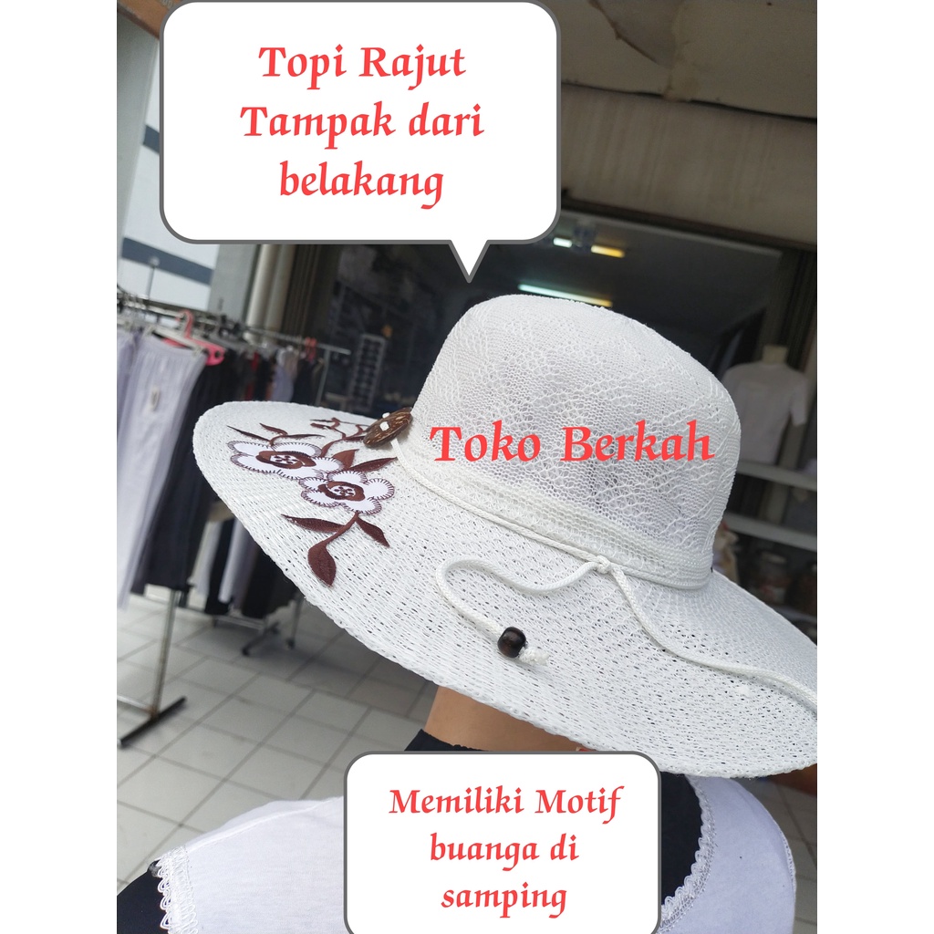 topi haji dan umroh rajut original 100%