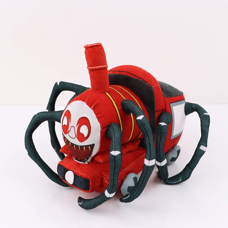 Horror Game Choo-Choo Charles Mainan Mewah Spider Lembut Boneka Boneka Mengerikan Charles Kereta Kartun Spider Plushies Mainan