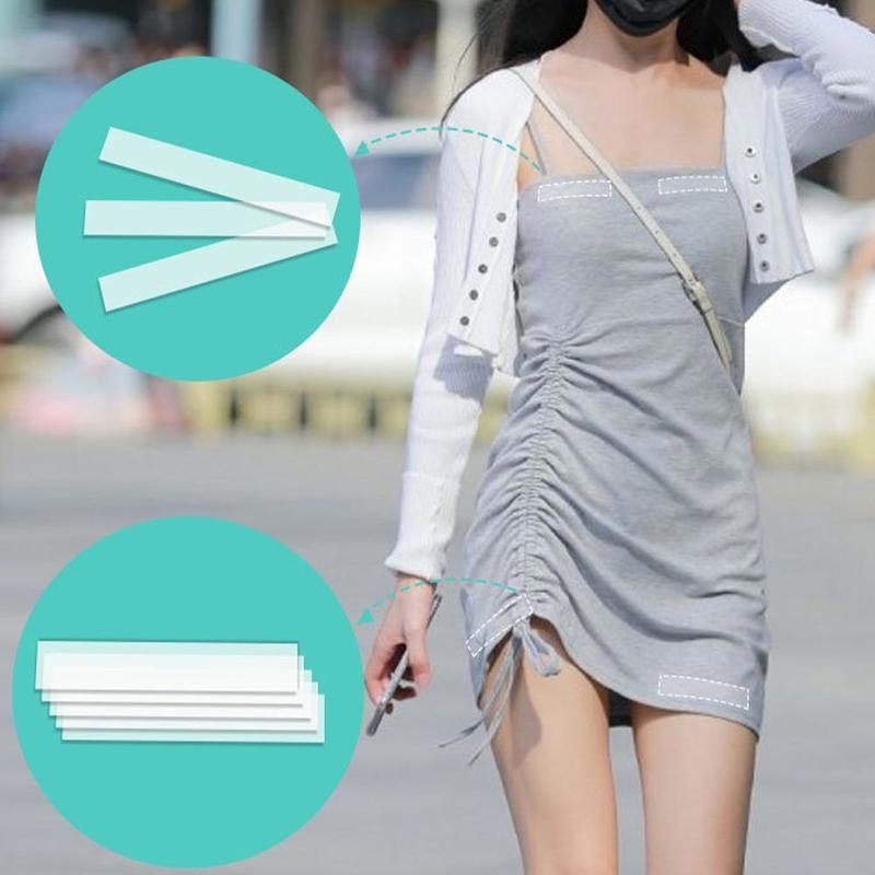 Perekat Pakaian Transparan Isi 36pcs Double Tape Baju Safety Fashion Tape