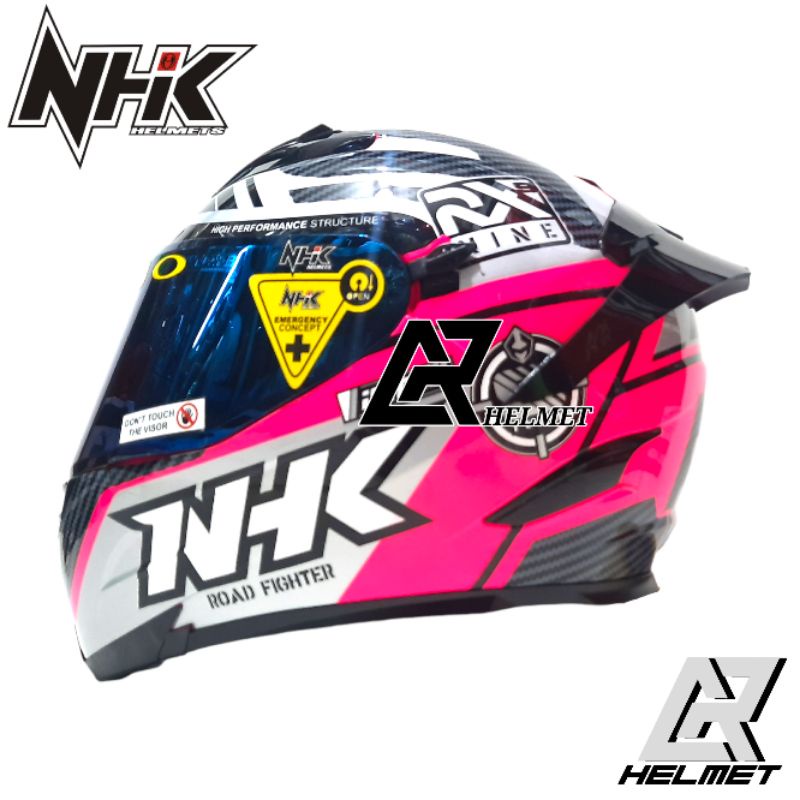NHK RX9 RACER PINK FLUO SILVER PAKET GANTENG