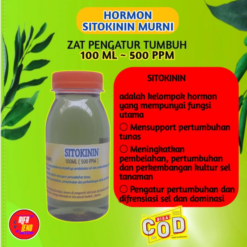 Hormon Sitokinin Murni 100 ml  ZPT Tunas