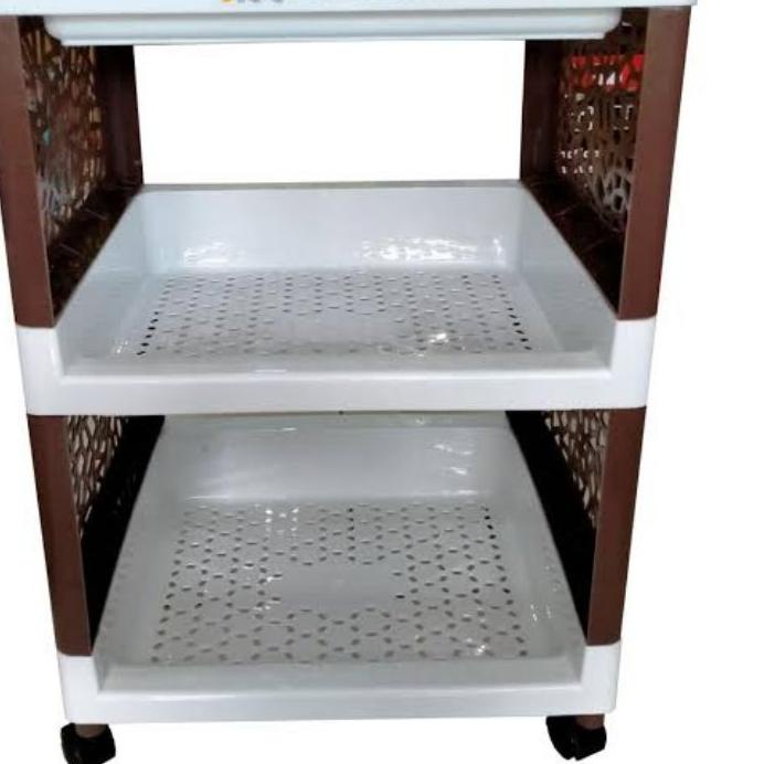 ➼ (VCM) Rak Apartemen Plastik 4 Susun / Rak 4 susun / Rak Yoyo ➨