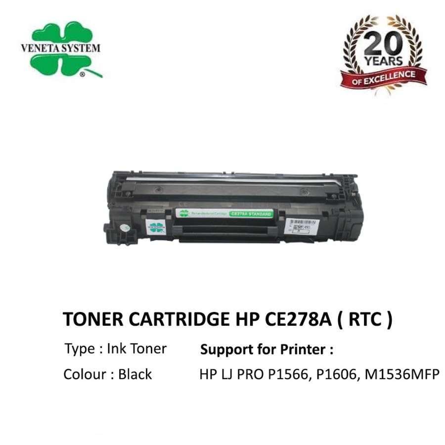 Toner Cartridge HP 78A HP78A / CE278A CE 278A RTC