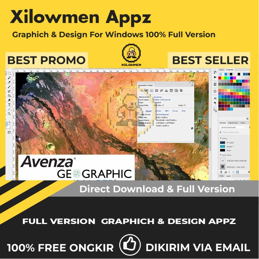 [Full Version] Avenza Geographic Imager - Plugin PS untuk pemetaan dan analisis geospasial