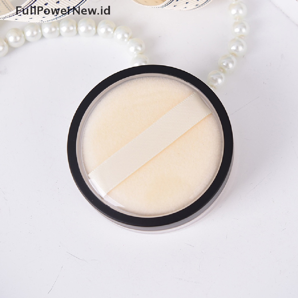 Power 1pc 20ml Ayakan Kosmetik Kosong Longgar jar Wadah puff Kotak makeup travel ID