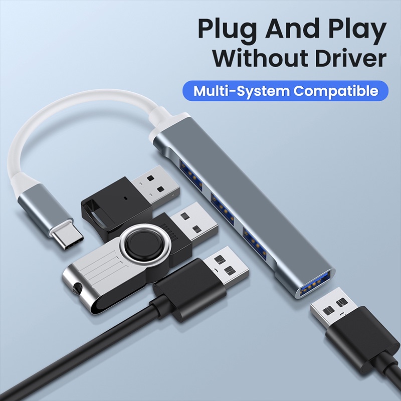 USB Type C Hub USB 3.0 1 port USB 2.0 3 Port High Quality
