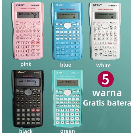

Kalkulator Sekolah 1700 Scientific Calculator / Kalkulator Aneka Warna