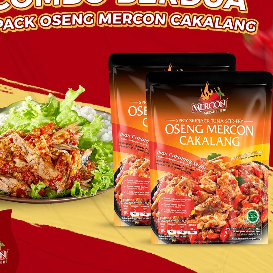 

✩ Mercon Merah Putih - Hemat Combo Berdua || 2 x Oseng Mercon Cakalang ♡