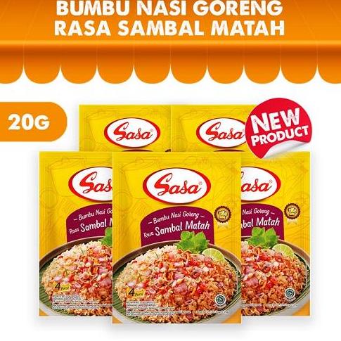 

X32 Sasa Bumbu Nasi Goreng Sambal Matah 20gr x5 Pcs NEW ARRIVAL ㅓ