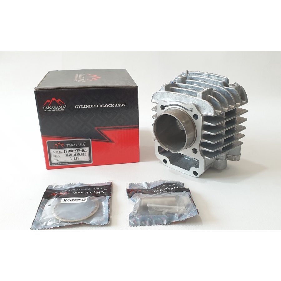 CYLINDER BLOCK + piston + ring Revo Absolute [12100-KWB-920]