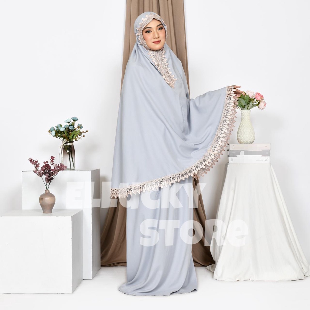 MUKENA MEWAH SHANUM 2in1 KATUN MIKRO PREMIUM