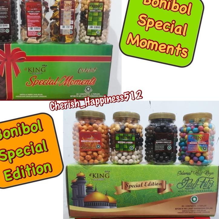 

✰ 1 Kotak 4 Toples D'KING Bonibol Special Moments, Special Edition & Bonibol Collection ✯