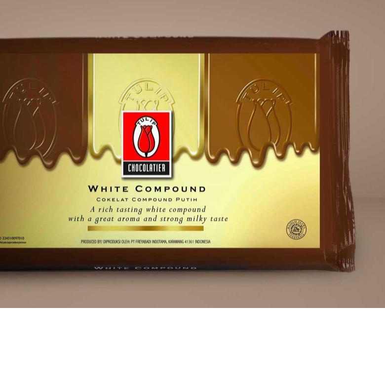 

✶ Coklat Tulip White Chocolate Compound - Tulip White 1kg ✦