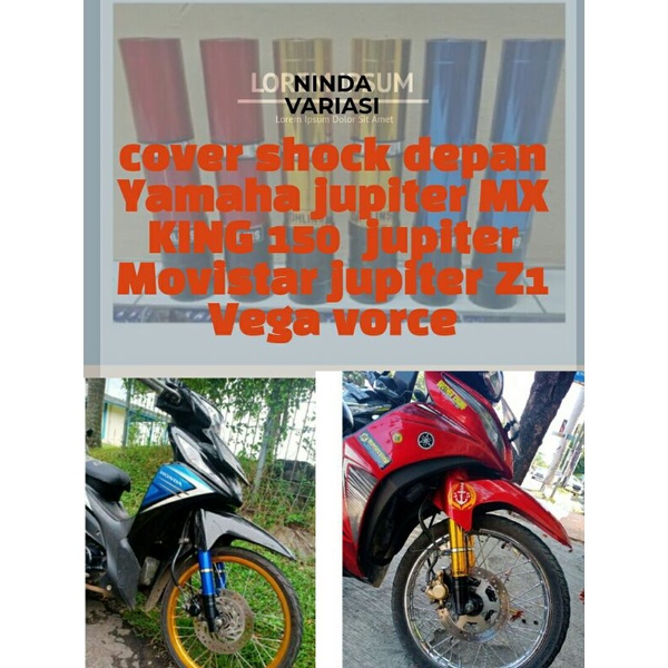 covershock depan Yamaha jupiter MX King 150 jupiter Movistar jupiter Z1 Vega vorce