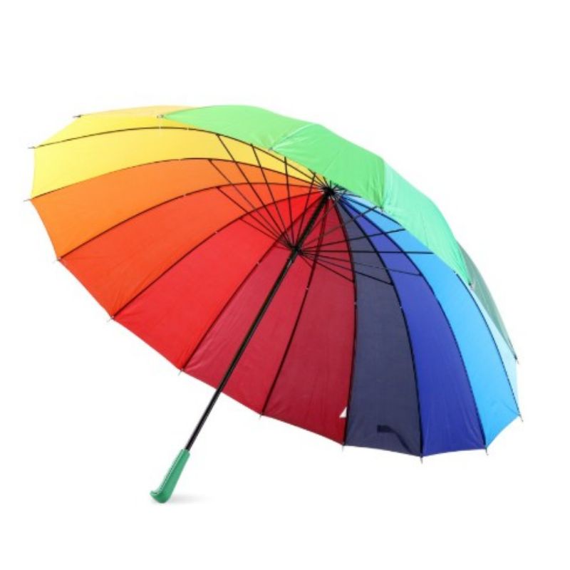 Payung Golf jumbo / payung pelangi 16 jari