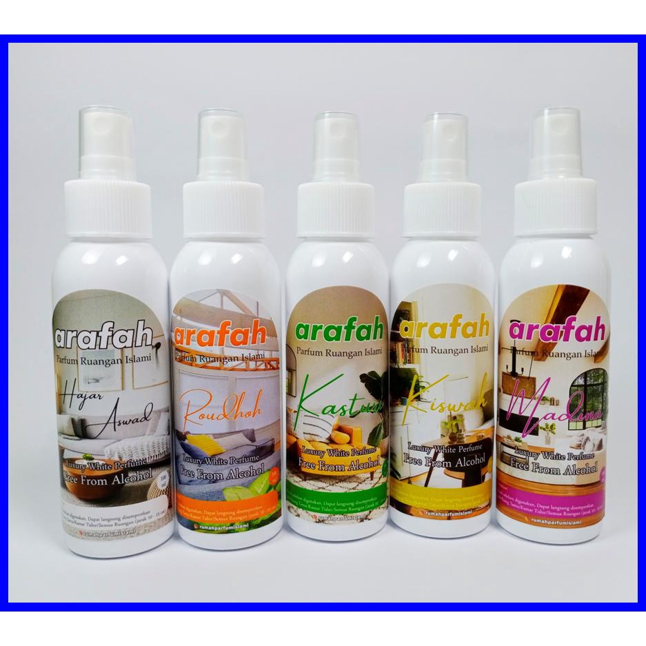 Kasturi, Arafah Parfum Ruangan 100ml, Arafah Parfum Ruangan Islami, Parfum Ruangan Bernuansa Aroma I