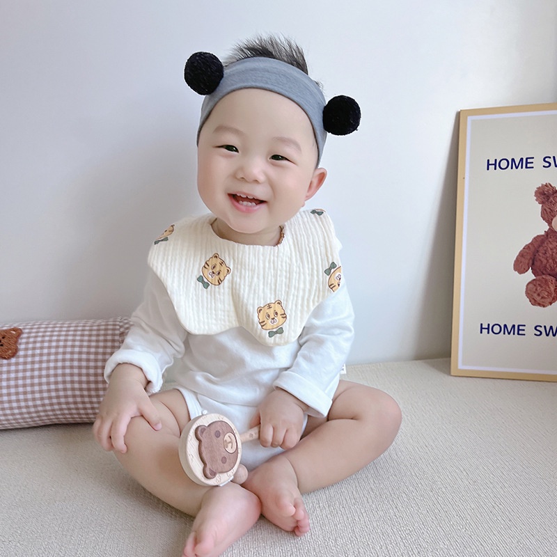 Celemek Bayi / Celemek Anak Korean Bear / BIB Bayi