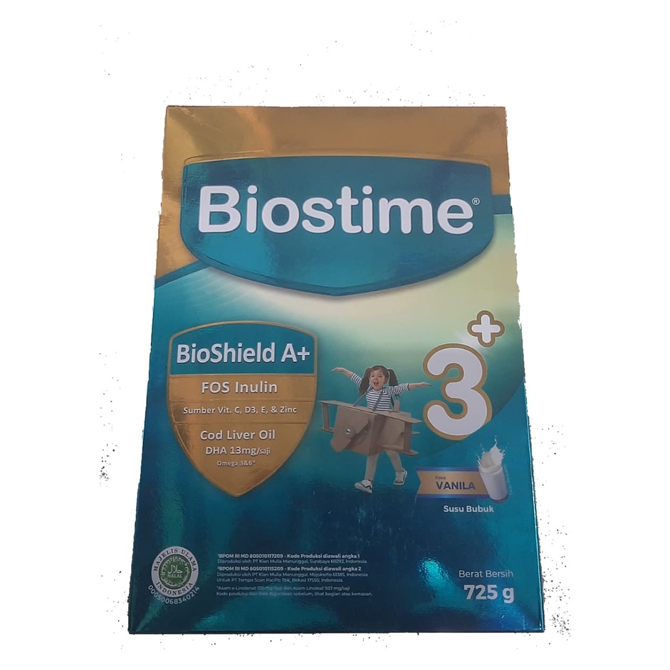 Biostime Susu Anak Rasa Vanilla 725gr Usia 3 - 5 Tahun EXPD 02.2024