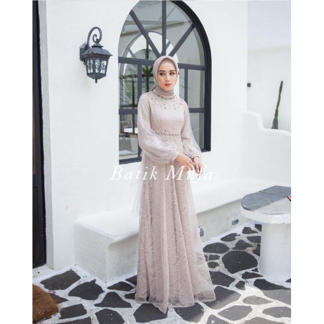 NADINE DRESS EXKLUSIVE SPECIAL RAYA COLLECTION seragam lebaran