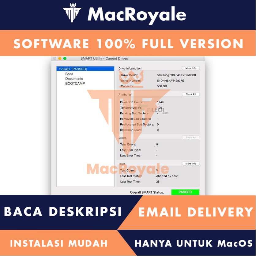 [MacOS] SMART Utility Full Version Lifetime Full Garansi