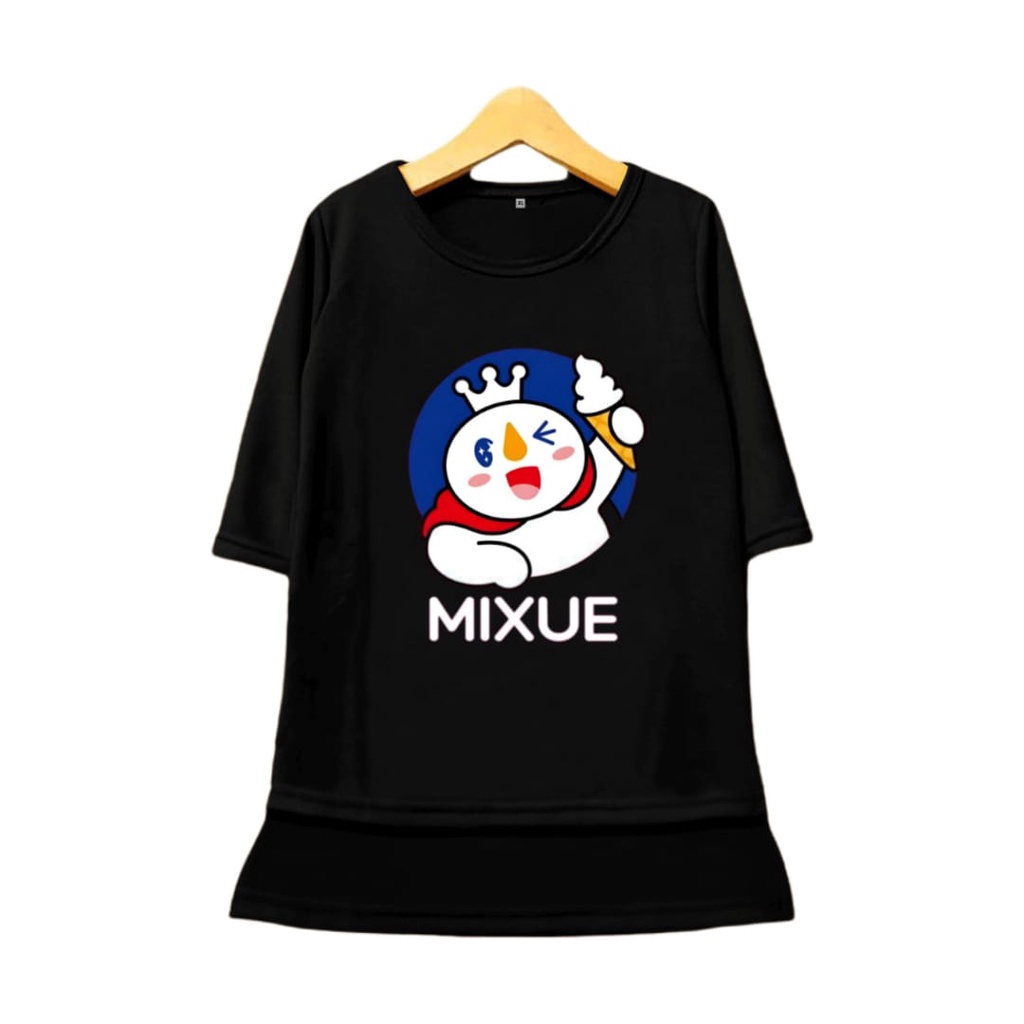 Hzl_outfit Tunik Kaos Anak Perempuan 4-11 Tahun Mixue