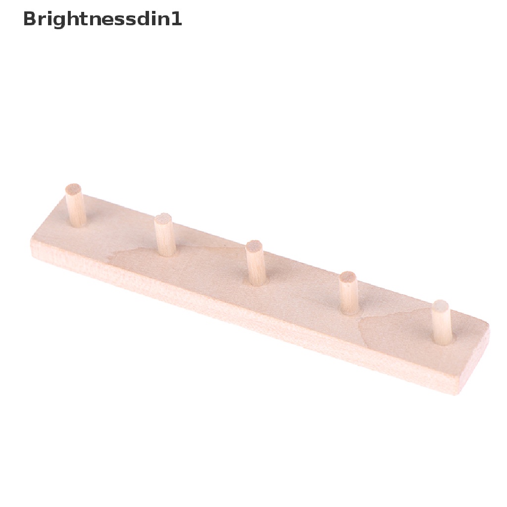 [Brightnessdin1] 1per12rumah Boneka Miniatur Rak Gantungan Dinding Model Aksesoris Furniture Butik