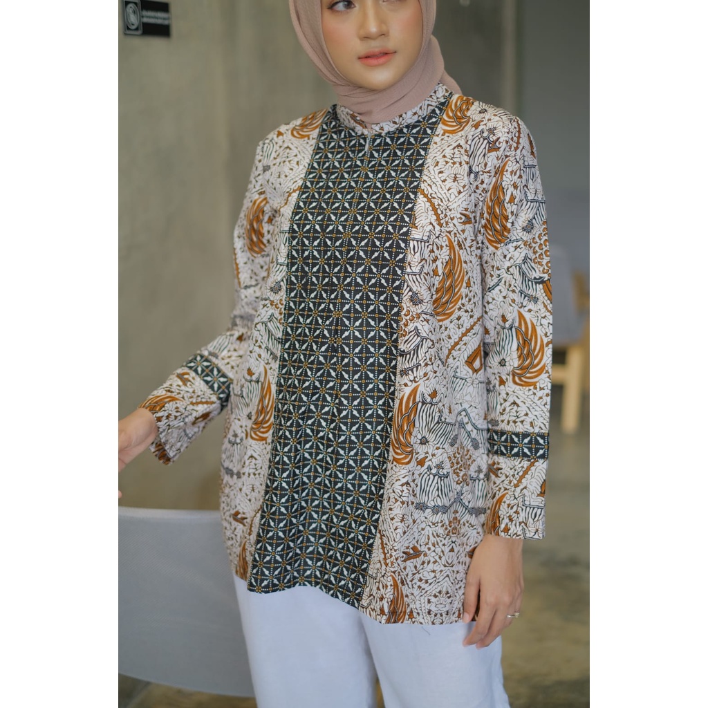 Baju Wanita Kemeja Wanita Blus Batik Wanita