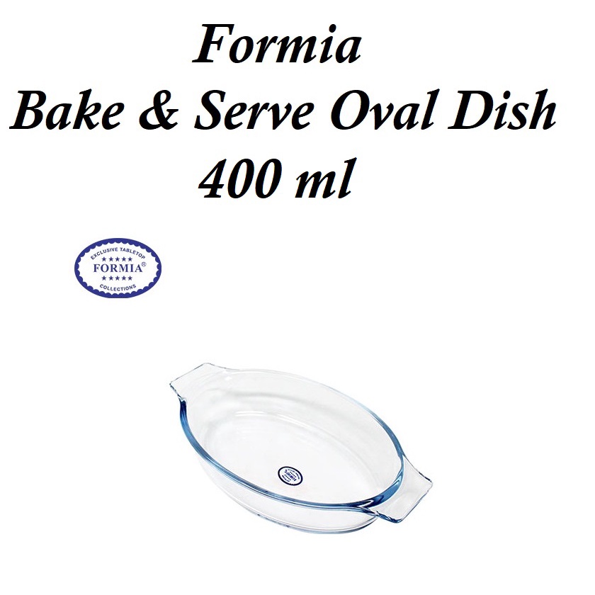 HJK Formia Loyang Kaca Oval 400 ml FR871104