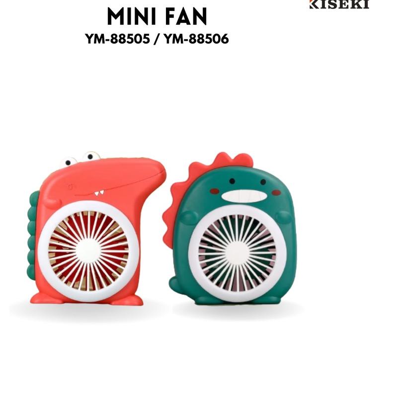 ☇ Kiseki Mini Fan Ym-/Ym- Kipas Angin Mini Model Karakter Rechargeable ♗