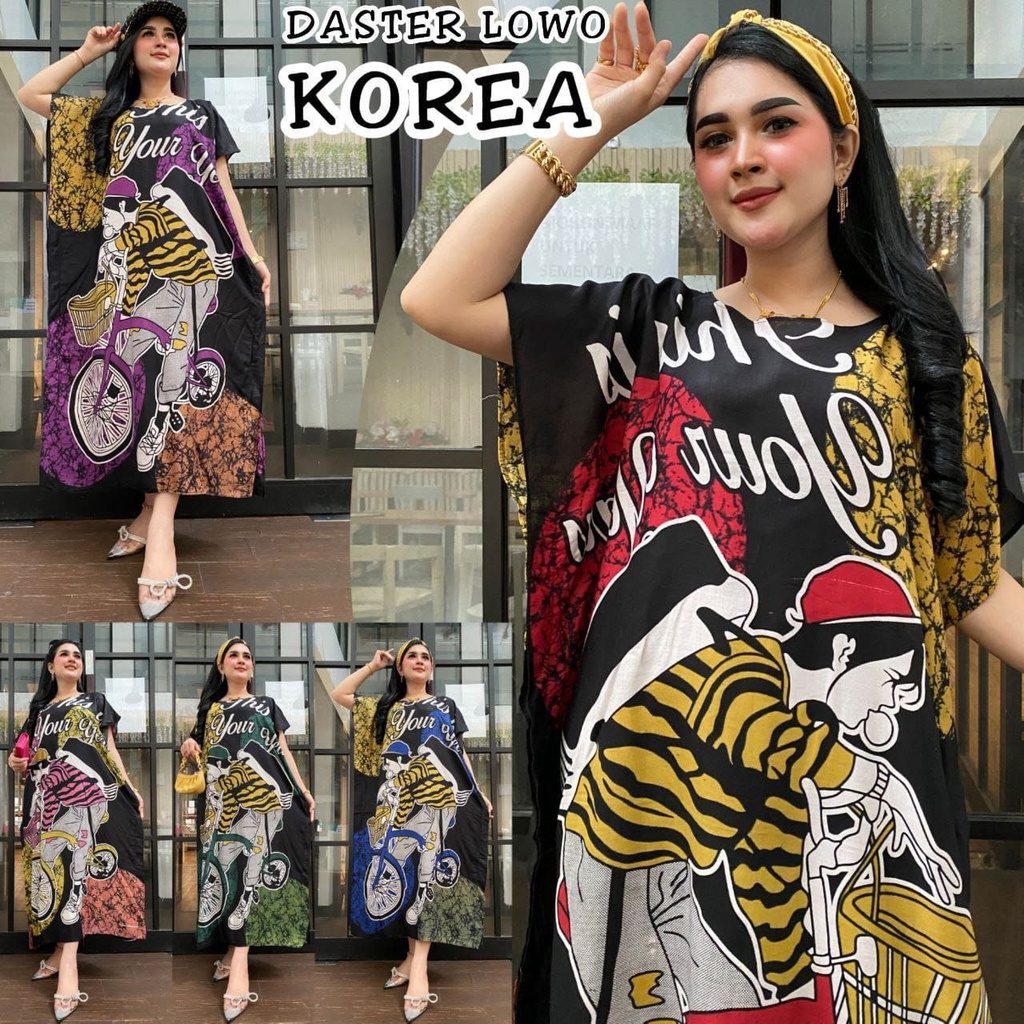 DASTER LOWO KELELAWAR KALONG MBOK SRI LD 130 - DASTER BIG SIZE BATIK KEKINIAN ADEM MURAH