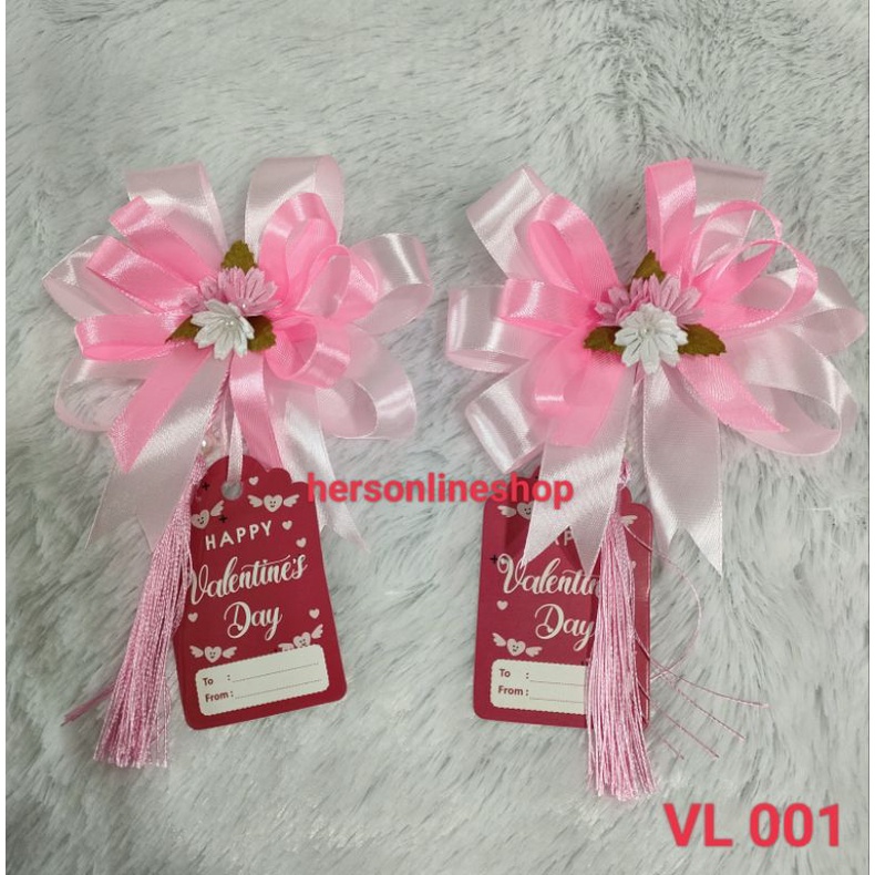 

Pita kado/hampers Edisi Valentine siap pake