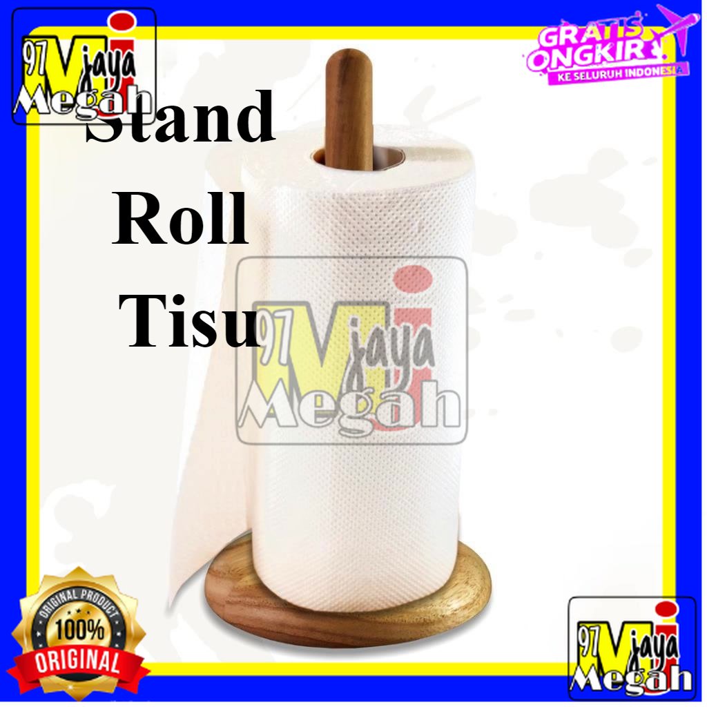 TISSUE HOLDER KAYU / TISSUE HOLDER ROLL / TEMPAT TISSUE GULUNG / TISSUE ROLL / TEMPAT TISSUE ROLL