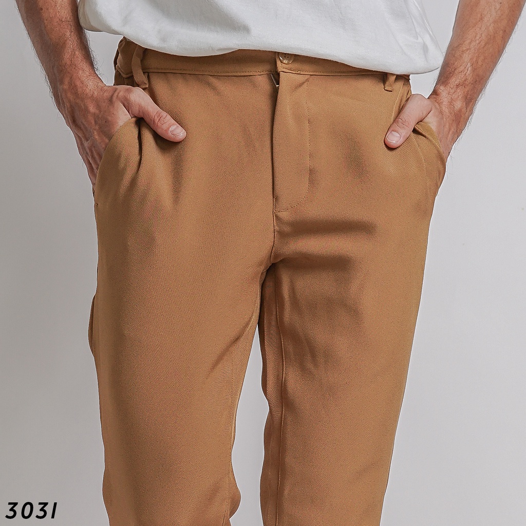 HSRM Celana Dapper Ankle Pants Mustard 303 I