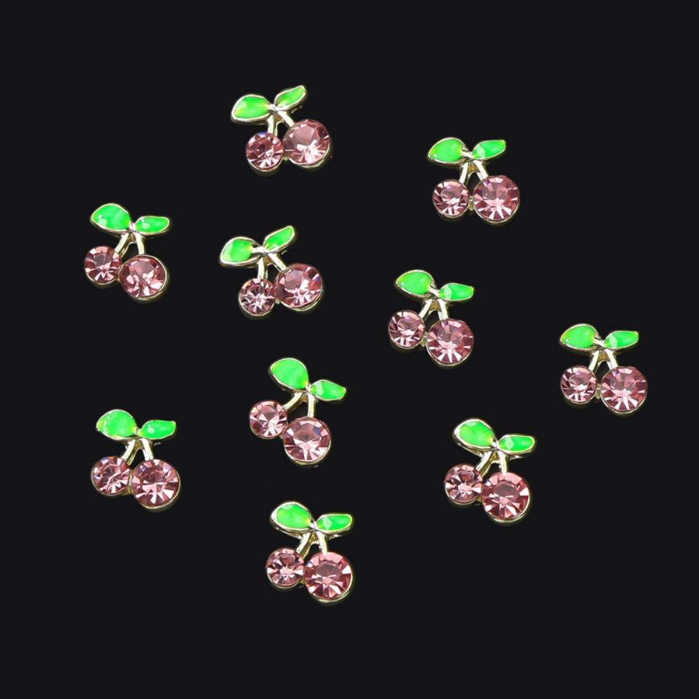 Mxbeauty Bunga Dekorasi Kuku Pesona Kuku Jepang Nail Art Cherry Manicure Aksesoris Bintang Liontin 3D Nail Art Drills