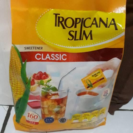 

☚ Tropicana Slim sweetener classic Gula Jagung Rendah Kalori Isi 160sachet ♣