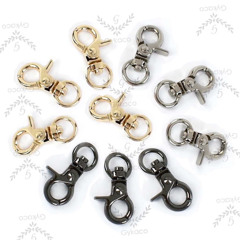 Ring Kaitan Bulat (Kakak Tua) 1 cm (A) / Cantolan / Gaitan / Kewkew - Aksesoris Tas &amp; Dompet Wanita Fashion IMPORT