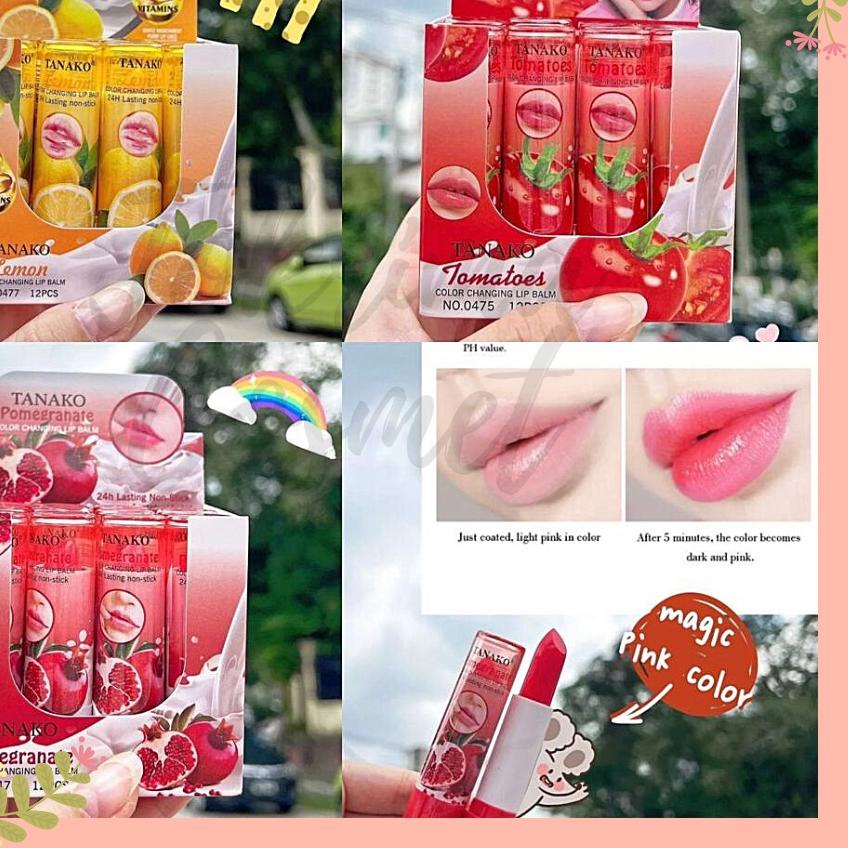 ☊ [LUSINAN] Lipbalm Magic Tanako Pink Dan Melembabkan ♛