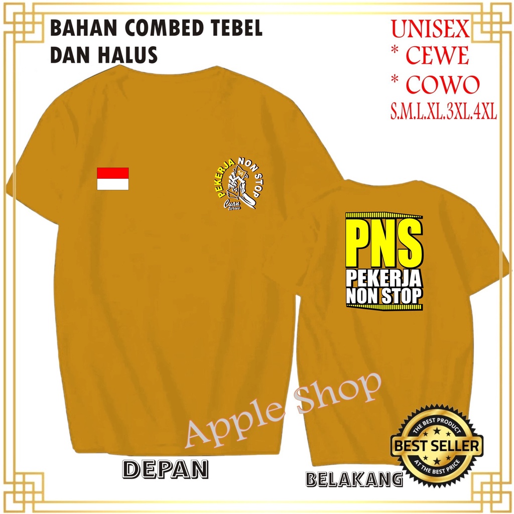 APP Kaos DB DTF PNS Pekerja Non Stop HENG Kaos Murah /Pakaian Pria pakaian Wanita Best Seller