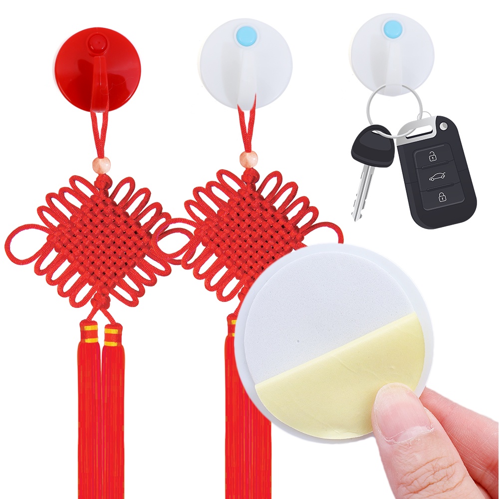 Home Kait Penyimpanan Gantungan Dinding Mulus/Kait Gantungan Pintu Perekat Bebas Paku Sederhana/Hook Tempel Fashion Multifungsi Home Organizers