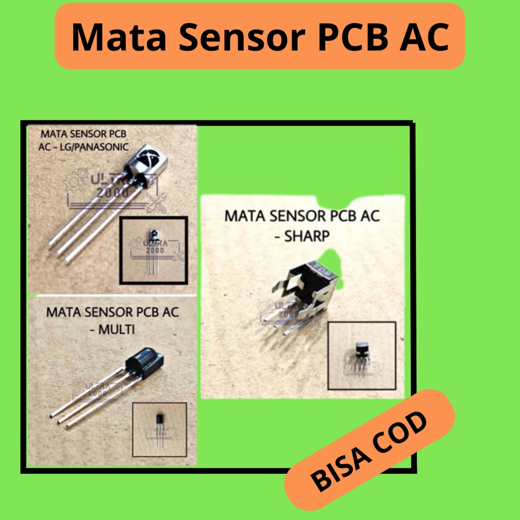 MATA SENSOR PCB AC / SENSOR MATA KUCING AC - SHARP / Sensor Remote Ac Multi Sharp 1 2 pk